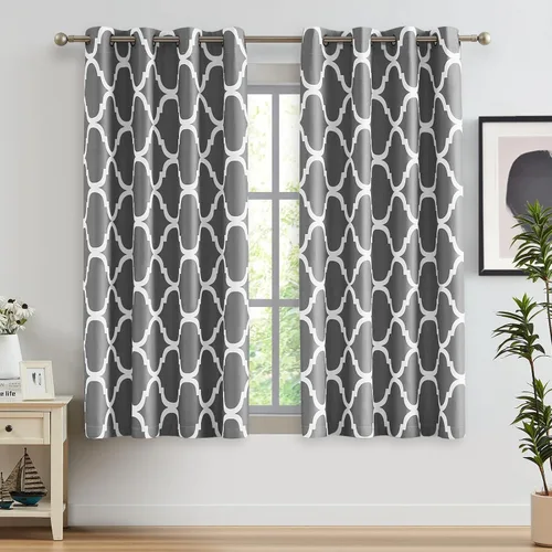 Vista 56 de Melodieux - Cortinas de bolsillo de moda marroquí para cocina, cafetería o baño, pequeñas ventanas