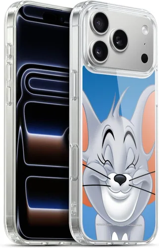 Vista 105 de Head Case Designs Funda de gel de cara completa con licencia oficial de Tom y Jerry Jerry [protección de grado militar] compatible con Apple iPhone