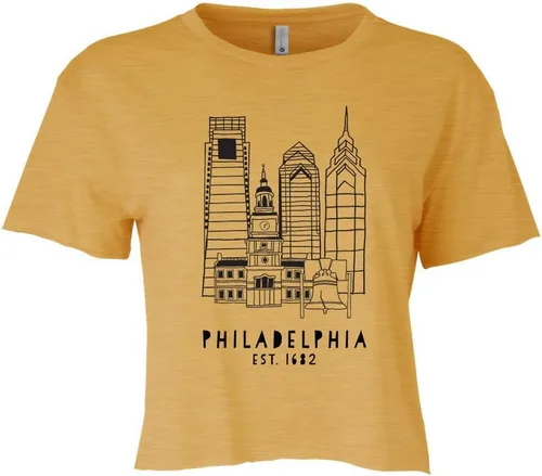 Vista 7 de Cute Women's Screen Location Printed Crop Tee, Shirts With Sayings