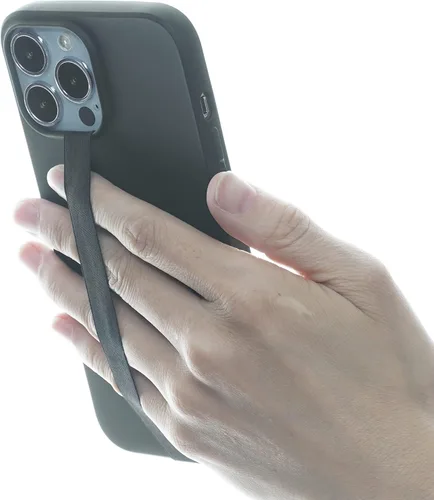 Vista 5 de TFY Correa elástica para teléfono, agarre universal delgado para el dedo, soporte antideslizante para teléfono celular, se adapta a la mayoría