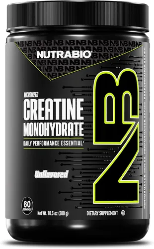 Vista 12 de NutraBio - Monohidrato de creatina de grado micronizado y puro, refuerza la energía y la fuerza muscular (35.27 onzas), sin sabor, probado por HPLC