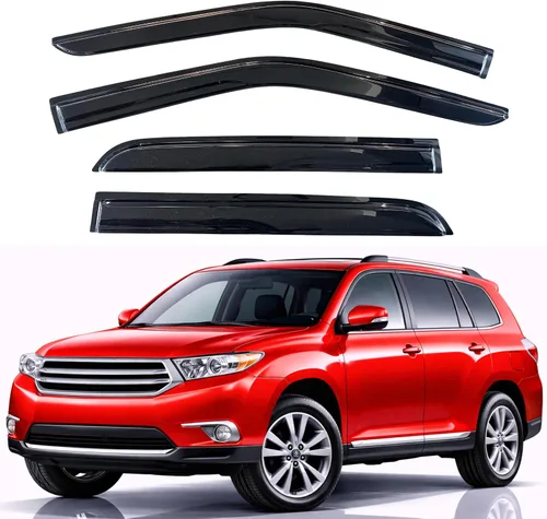 Vista 342 de KPY Moldura deflectora de viento con protección contra la lluvia compatible con Mazda CX-3 2016-2021 (CX3), 4 unidades, para ventana lateral