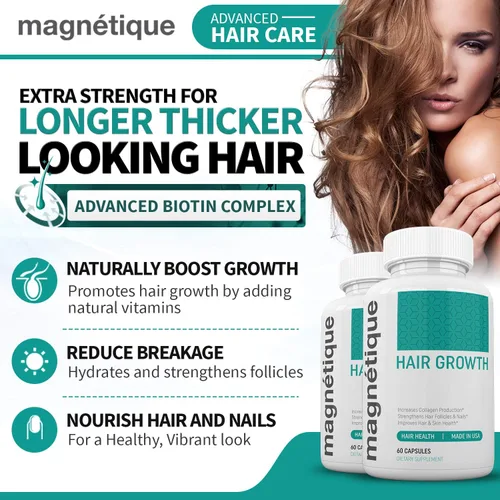 Vista 4 de Promueve un cabello más fuerte, más largo y saludable - Sin OMG con ingredientes naturales