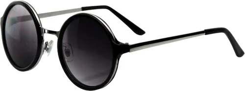 Vista 2 de Emblem Eyewear - Retro Round Circle Lens Sunglasses Metal Trim