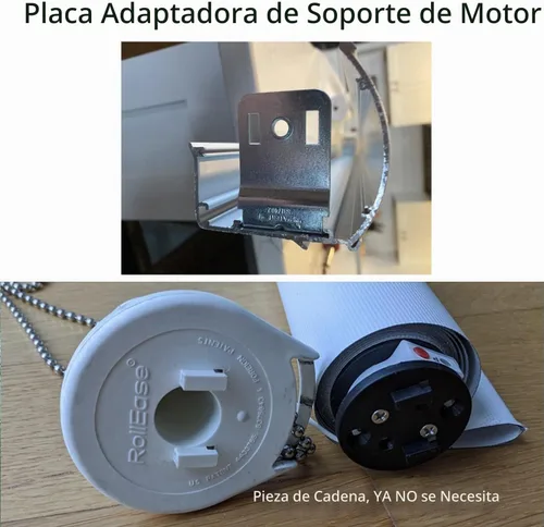 Vista 7 de Rollerhouse Placa adaptadora, negra, 1 unidad, montaje en pared, marco de plástico, compatible con soportes Skyline