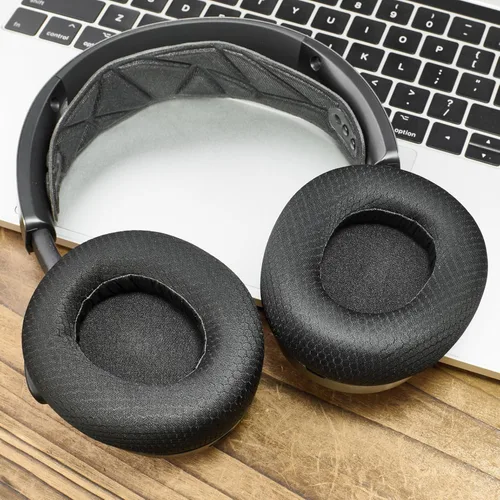 Vista 8 de Defean Almohadillas para Steelseries Arctis Nova Pro Wireless/Nova Elite Tela transpirable negra