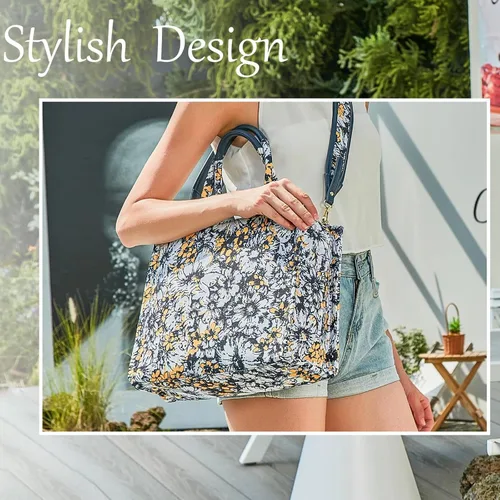 Vista 2 de ER.Roulour Bolsos cruzados para mujer, bolso de hombro a la moda con dos correas