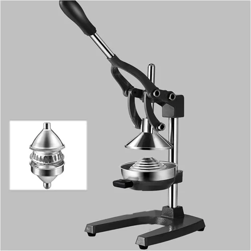 Vista 6 de Exprimidor de cítricos de hierro fundido, máquina exprimidora manual de prensa, exprimidor de cítricos manual con exprimidor de frutas para naranja