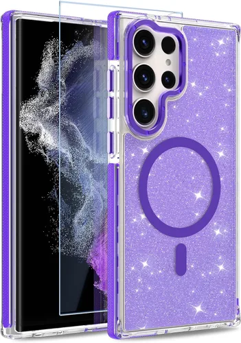Vista 250 de Funda magnética para Google Pixel 10 Pro XL [compatible con Magsafe] [bonito diseño fluorescente de moda] a prueba de golpes, delgada, translúcida