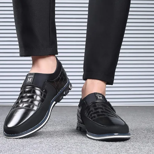 Vista 6 de COSIDRAM Zapatos casuales para hombre, mocasines cómodos, zapatos para caminar, para negocios, trabajo, oficina