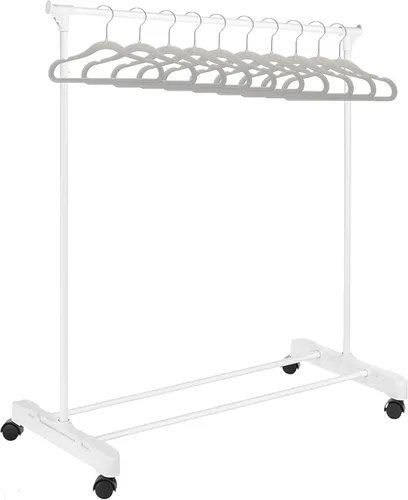 Vista 2 de Colgador para ropa de niños - Organizador de ropero para niños - Con colgadores de terciopelo para ropa de niños (Incluye 10 colgadores para niños)