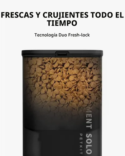 Vista 6 de PETKIT Comedero Automático para Gatos, Comedero Automático para Perros WiFi 2.4G, Dispensador de Comida para Mascotas con Control de Aplicación