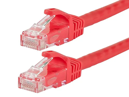 Vista 5 de Monoprice 109843 Flexboot Cable de Parche Ethernet Cat6 - Cable de Red Internet - RJ45, Trenzado, 550Mhz, UTP, Cable de Cobre Puro Desnudo, 24AWG