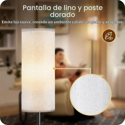 Vista 7 de Paquete de 2 lámparas de pie regulables para sala de estar con 2 controles remotos e interruptor de pie, lámpara de pie de esquina, lámpara alta