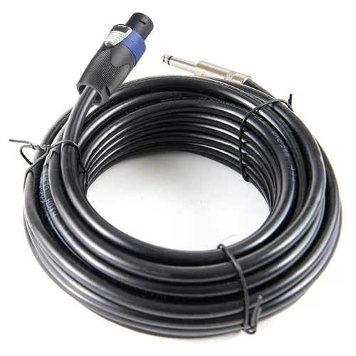 Vista 7 de 2PCS 15 pies 12AWG SpeakON a 1/4" Cable de altavoz macho Cables de audio