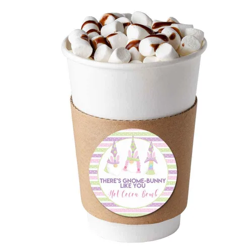 Vista 8 de AmandaCreation - Etiquetas adhesivas para embalaje con temática de gnomo de Pascua con temática de conejo de gnomo de Pascua con bomba de cacao