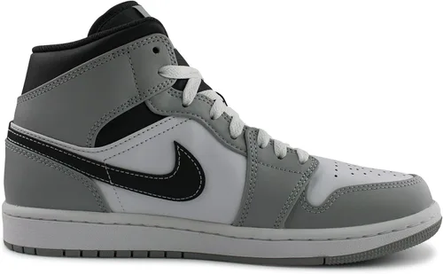 Vista 2 de Big Kid's Jordan 1 Mid WhiteArctic Orange-Black (554725 133)