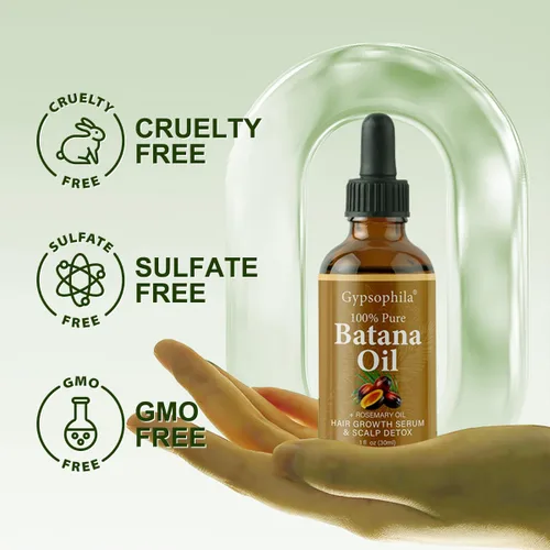 Vista 3 de 2 piezas de aceite de batana para el crecimiento del cabello y champú de aceite de batana
