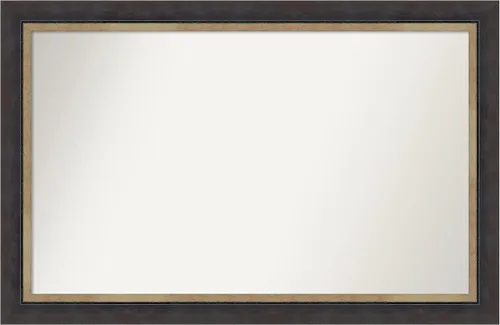 Vista 32 de Amanti Art Espejo personalizado, espejo de baño negro Astor, espejo de pared o espejo de tocador de baño sobre el fregadero (25 x 25 pulgadas)