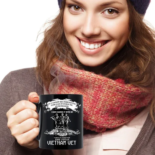 Vista 2 de Taza de café de veterano de Vietnam de 11 oz.