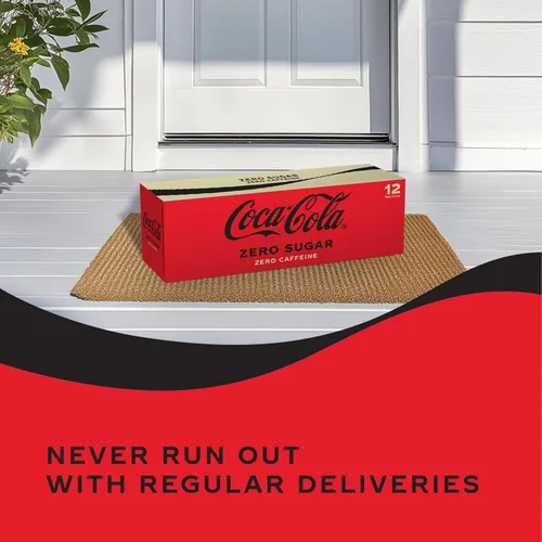 Vista 9 de Coca-Cola Soda sin cafeína, 12 onzas líquidas (paquete de 12)