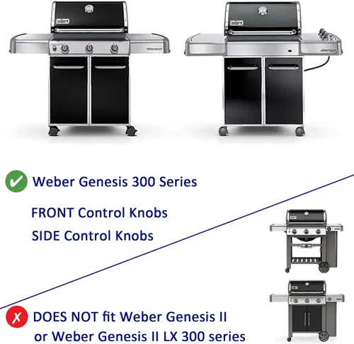 Vista 3 de Genesis - Rejillas de parrilla para Weber serie 300 (E310 E320 E330 S310 S320 S330) – Piezas de repuesto de rejillas de cocción resistentes