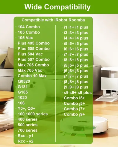 Vista 5 de ApexOne Paquete de 16 bolsas de vacío para iRobot Roomba 104 Combo, 105 Combo, 105 Vac, Plus 405 Combo, Max 705 Vac, Max 705 Combo, Plus 504 Vac