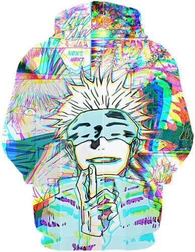Vista 2 de YouthAdult Anime Hoodie 3d Printing Novelty Hoodie Pullover Sweatshirt