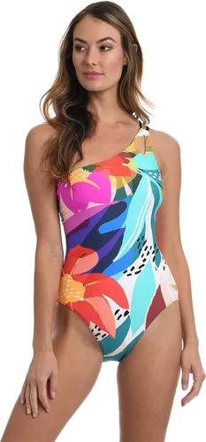 Vista 3 de La Blanca Women's Shoulder One Piece Swimsuit