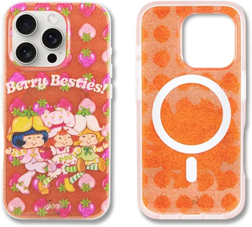 Vista 19 de Sonix x Barbie Funda para iPhone 15 Pro Compatible con MagSafe Probada para caídas de 10 pies Golden Hour