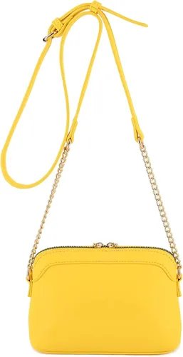 Vista 4 de V+BENIE Bolso cruzado pequeño con borla y correa de cadena, bolso pequeño para mujer