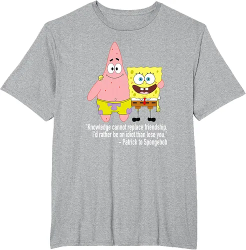 Vista 35 de Mademark x SpongeBob SquarePants - Patrick & SpongeBob - Camiseta de la amistad Asfalto