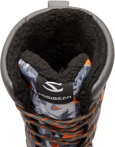 Vista 3 de BODATU Botas de nieve impermeables para niños con aislamiento para clima frío