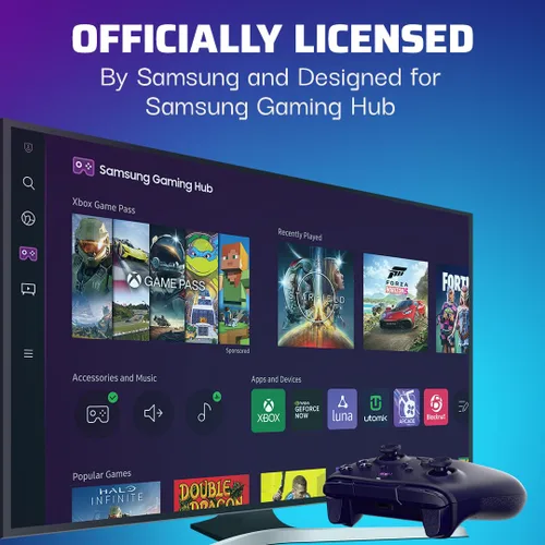 Vista 2 de [Usado] PDP REPLAY Wireless Bluetooth Controller / Remote - Designed for Samsung Gaming Hub (select Samsung TVs, monitors, Freestyle Gen 2)