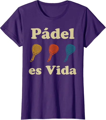 Vista 13 de Padel ES Vida Player Sport Life in Spanish En Espanol Men's T-Shirt