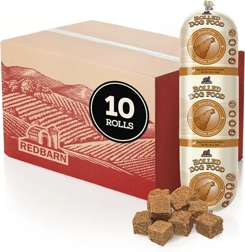 Vista 14 de Redbarn - Rollo de comida para perros sin granos, 3 libras, carne de res (1 unidad)