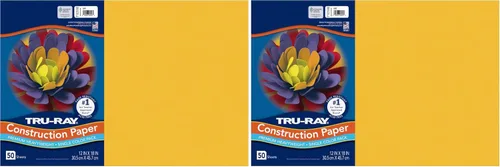 Vista 30 de Tru-Ray® Papel de construcción, 12.0 in x 18.0 in, 50% reciclado, azul atómico, paquete de 50