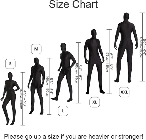 Vista 4 de woahee Traje completo del cuerpo del traje del spandex, traje adulto del traje de Zentai de las mujeres de los hombres