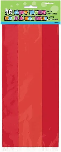 Vista 9 de Bolsas de plástico de celofán azul bebé para fiestas - 11.5" x 5" (30 unidades) Perfectas para regalos, dulces, golosinas