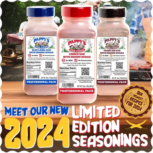 Vista 6 de Pappy's Seasonings - Condimento California's Legendary Seasoning Blend, Santa Maria Style, Perfect for BBQ, Brisket, Tri-tip, Chicken, Seafood and