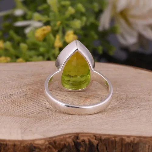 Vista 43 de PANOPLY Bio Pink Doublet Quartz Solid 925 Sterling Silver Ring for Women