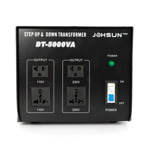 Vista 5 de Transformador convertidor de voltaje de 5000 vatios, convertidor de voltaje elevador y reductor de alta resistencia, 110V/220V, protección