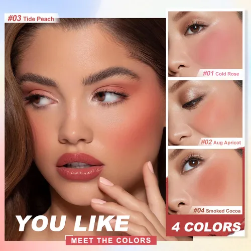 Vista 6 de SACE LADY Maquillaje facial cremoso rubor, no se seca, colorete pigmentado, suaviza y nutre para maquillaje de labios, ojos, mejillas, belleza, 0.31