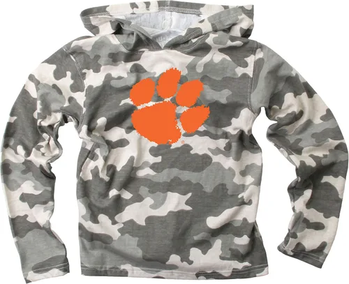 Vista 44 de Wes and Willy Camiseta de manga larga con capucha de camuflaje para niños