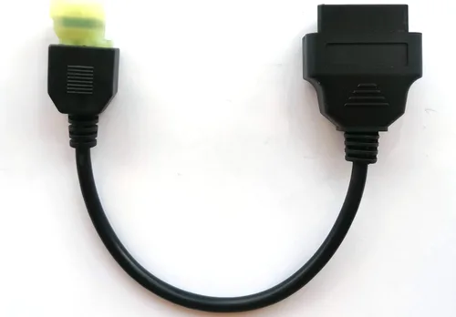Vista 5 de Adaptador OBD para Motocicleta, OBD2 de Diagnóstico de 4 Pines (Línea K) Conector J1962 para Motocicletas Hondadaa de 40CM
