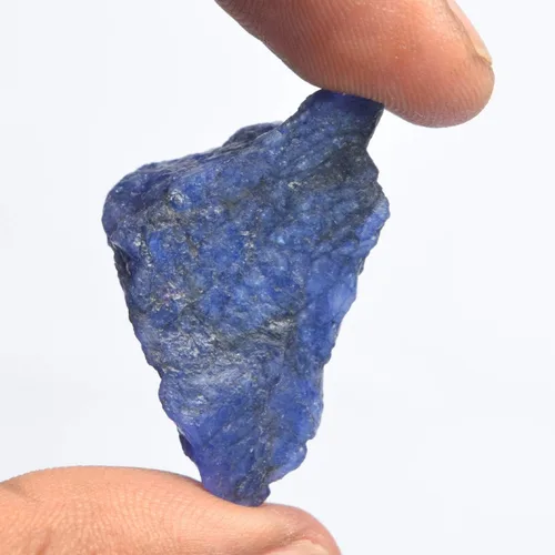 Vista 4 de GEMHUB Zafiro azul crudo de 4100 quilates de zafiro en bruto de grado superior piedra preciosa suelta de cristal curativo natural de zafiro Gema azul
