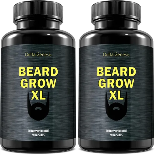 Vista 7 de Beard Grow XL Suplmento para vello facial Las vitaminas N 1 para el crecimiento del vello en hombres Para una barba más gruesa y más tupida