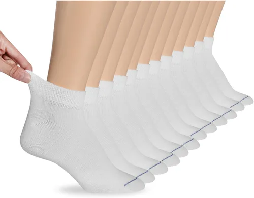 Vista 16 de Dr. Scholl's Calcetines circuladores y diabetes para mujer – Paquetes de 4, 6 y 12 pares – Control de la humedad no vinculante