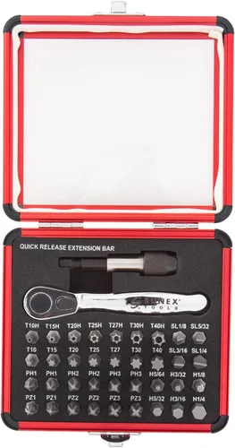 Vista 2 de Sunex 9726 - Juego de mini trinquete y puntas + Sunex 9930 SAE Stubby