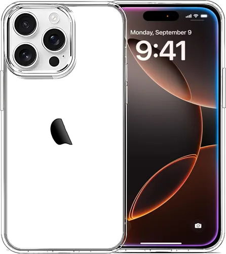 Vista 13 de JJGoo Funda transparente compatible con iPhone 15 Pro, funda de teléfono de TPU suave y transparente, funda antigolpes transparente a prueba